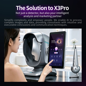 High-resolution Salon Equipment Facial Scanner Scalp Detector Skin Analyzer Comprehensive Diagnostic Report Model X3 Pro Acne