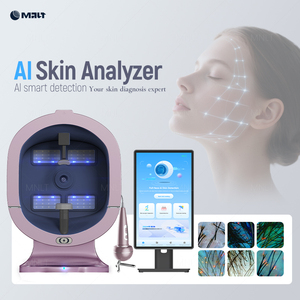 Pink/Gray 9 Spectral Imaging Technology Facial Scanner Added SF/WF Health Management